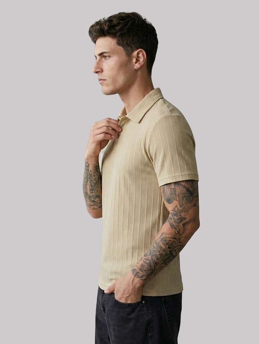 men solid short sleeve regular fit polo t-shirt - 22460561 -  Standard Image - 2