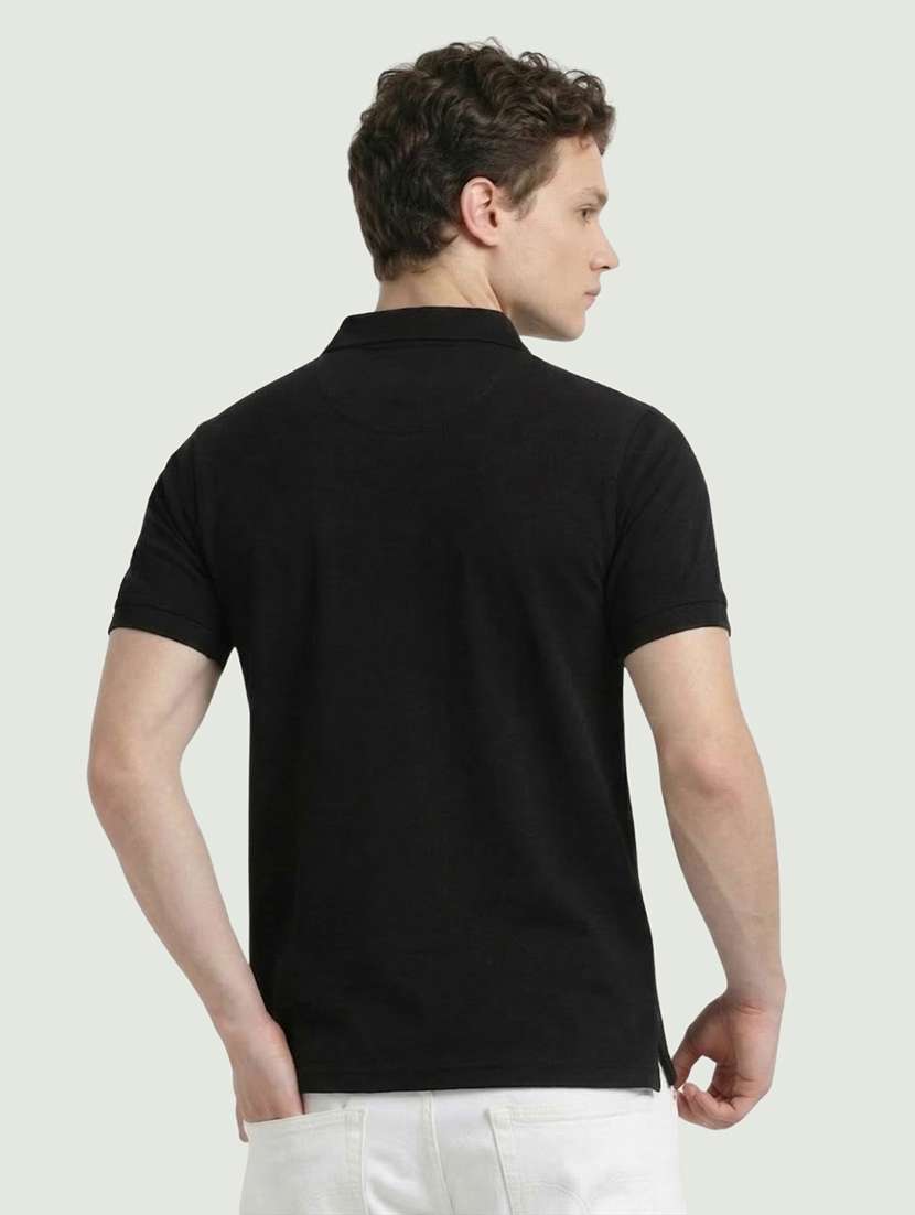 men color block short sleeve regular fit polo t-shirt - 22460684 -  Standard Image - 2