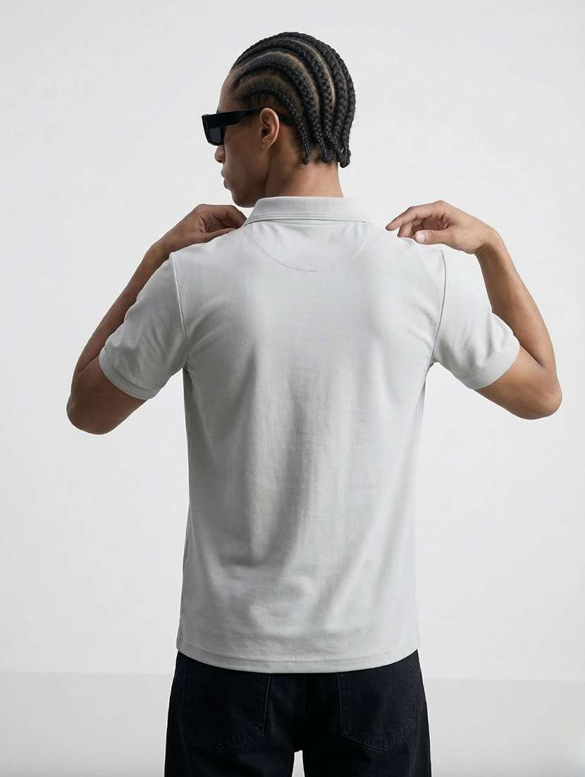 men printed short sleeve regular fit polo t-shirt - 22460688 -  Standard Image - 2