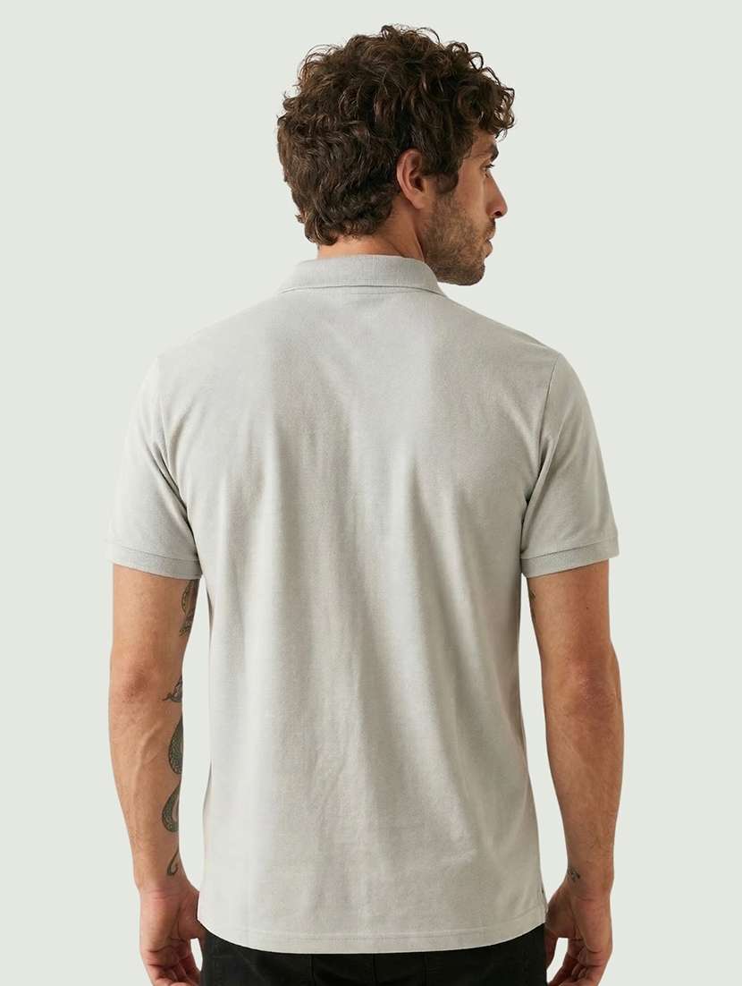 men printed short sleeve regular fit polo t-shirt - 22460700 -  Standard Image - 2