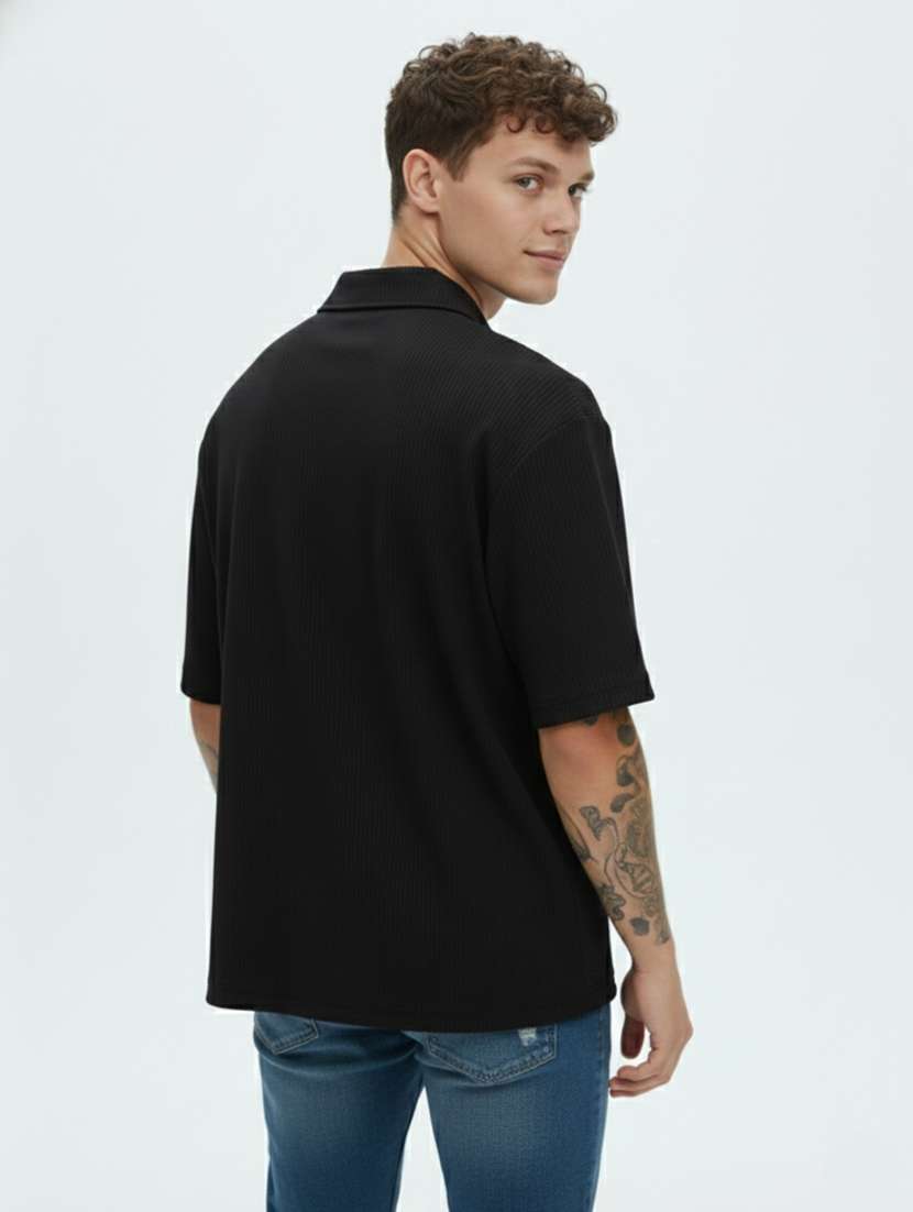 men solid short sleeve regular fit polo t-shirt - 22460716 -  Standard Image - 2