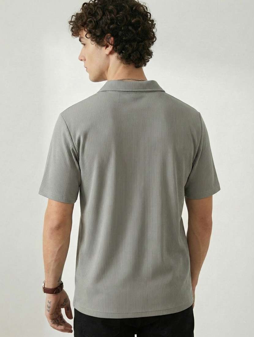 men solid short sleeve regular fit polo t-shirt - 22460718 -  Standard Image - 2