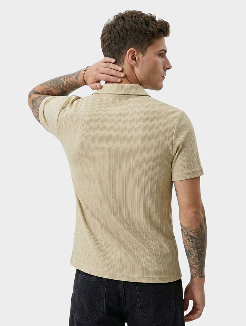 men self design short sleeve regular fit polo t-shirt - 22460721 -  Standard Image - 2