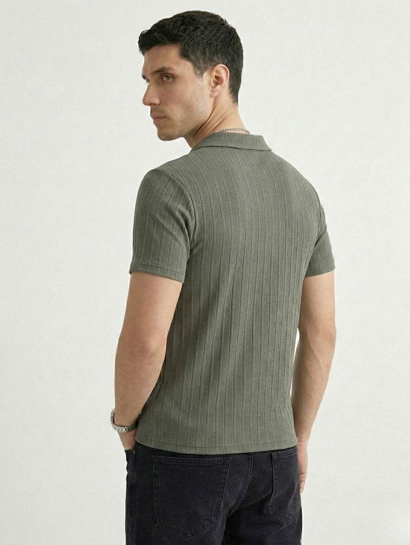 men self design short sleeve regular fit polo t-shirt - 22460722 -  Standard Image - 2