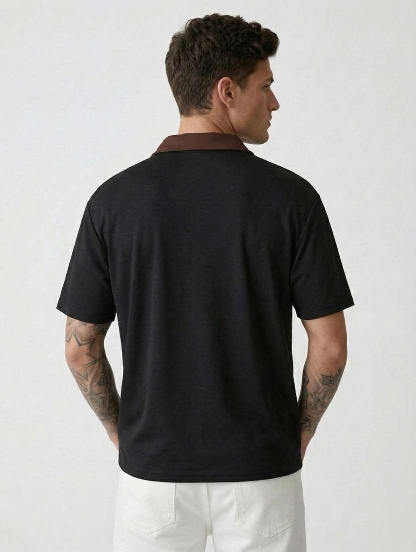 men typographic short sleeve regular fit polo t-shirt - 22460735 -  Standard Image - 2