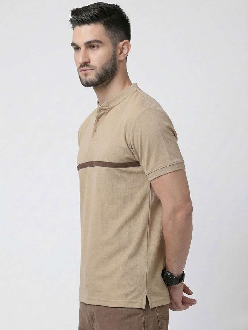 men solid short sleeve regular fit t-shirt - 22460758 -  Standard Image - 2