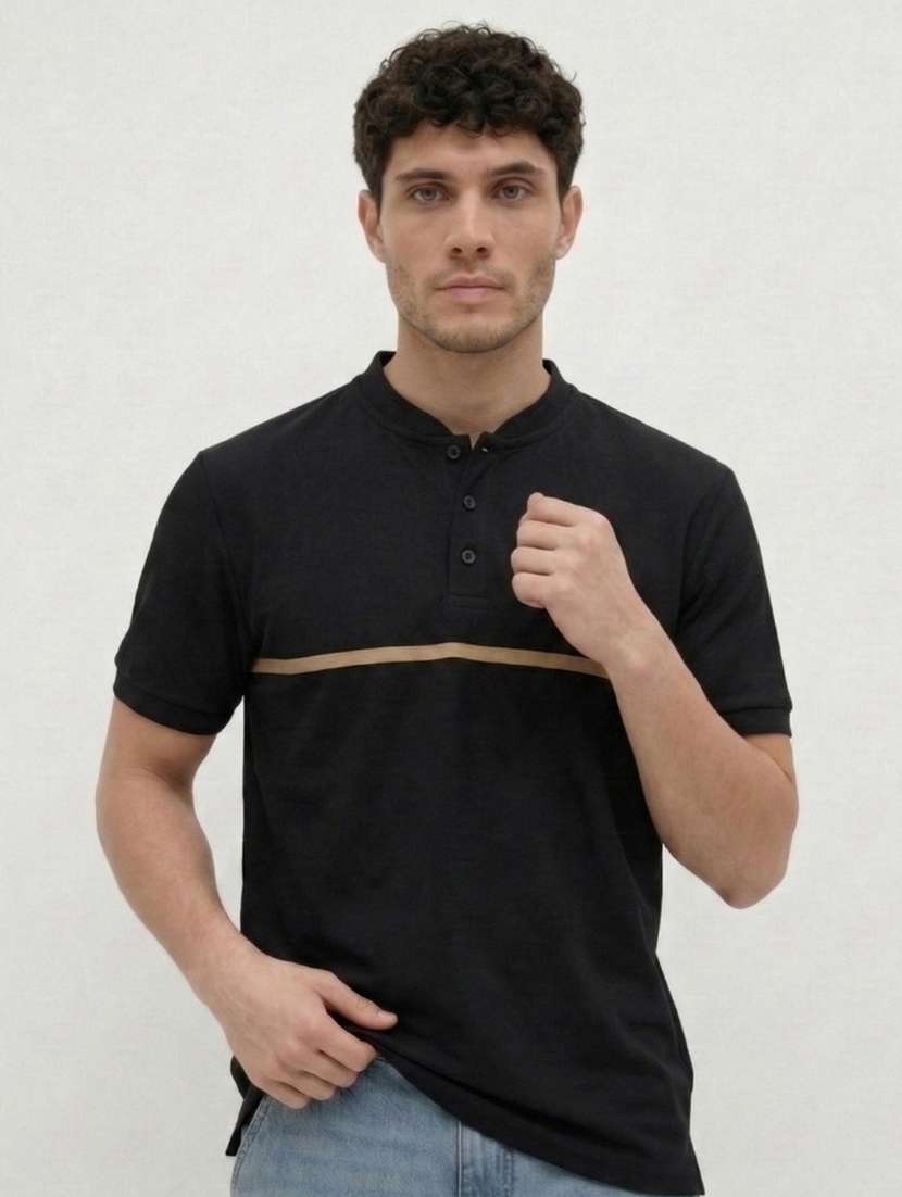 men solid short sleeve regular fit t-shirt - 22460837 -  Standard Image - 2