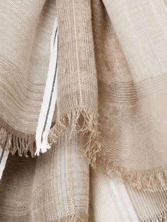 men beige linen scarf - 22461157 -  Standard Image - 2