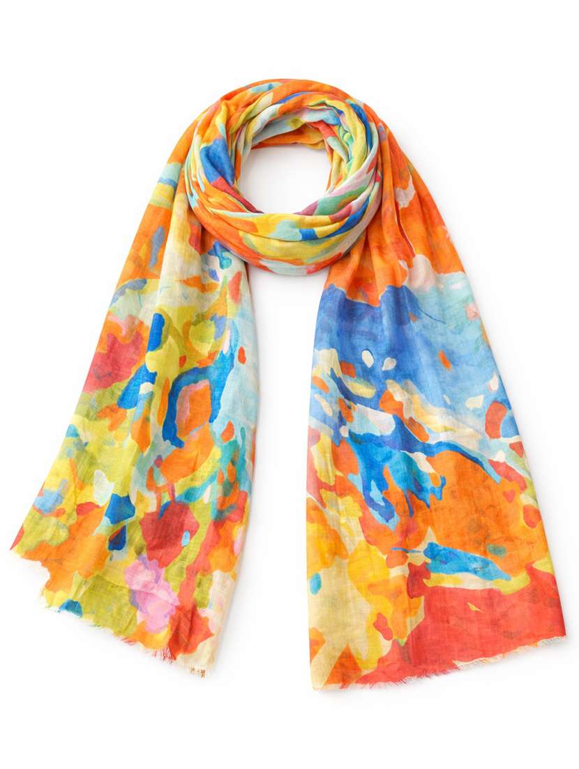 women printed scarf - 22461176 -  Standard Image - 2