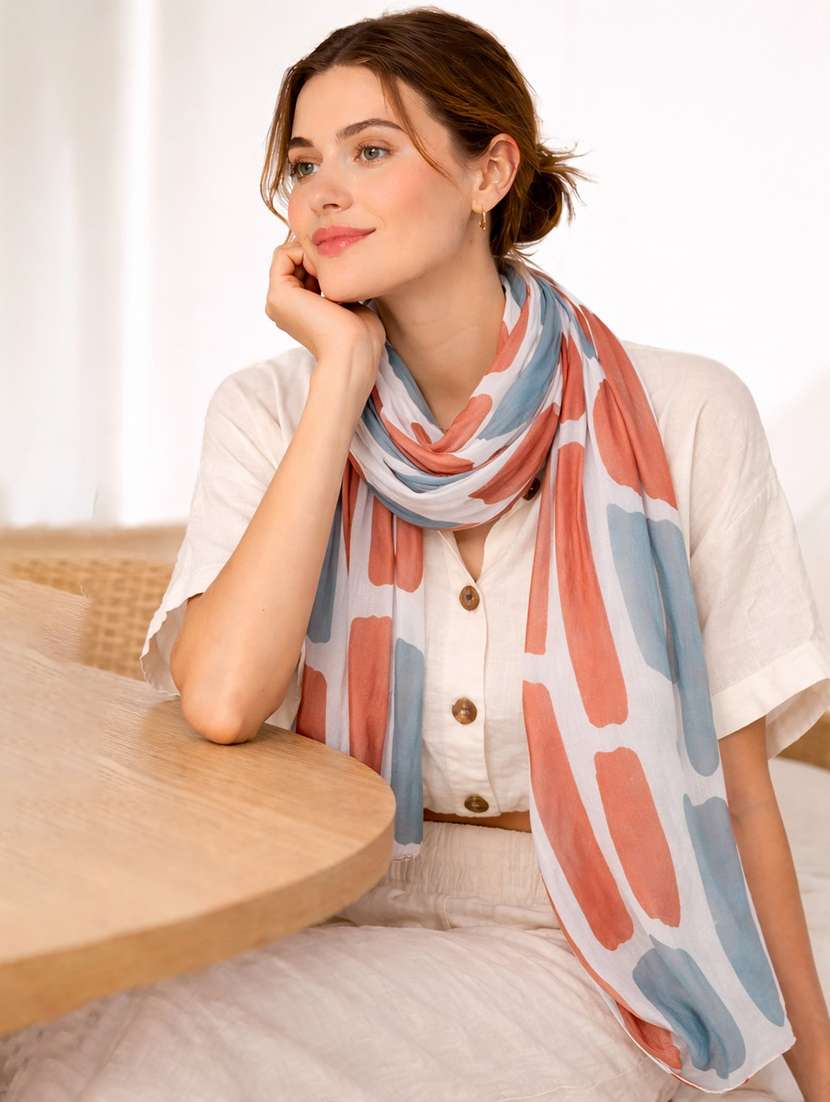 women printed scarf