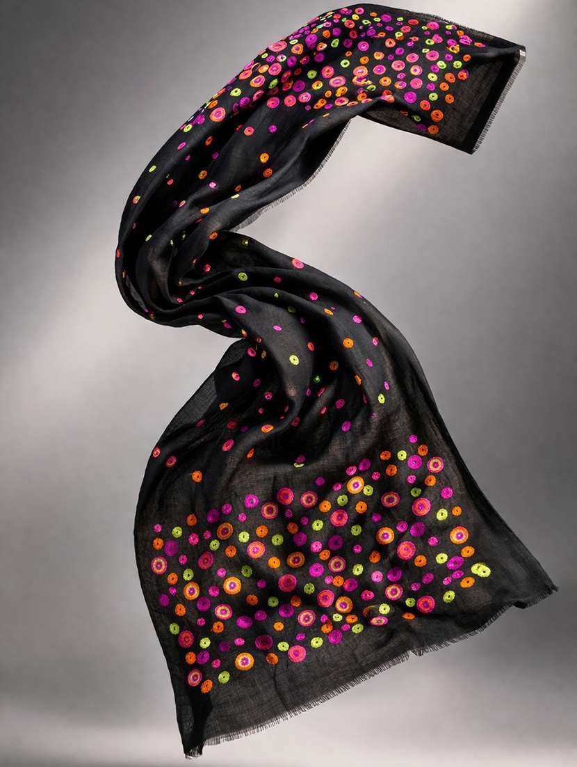 women solid with work scarf - 22461196 -  Standard Image - 2