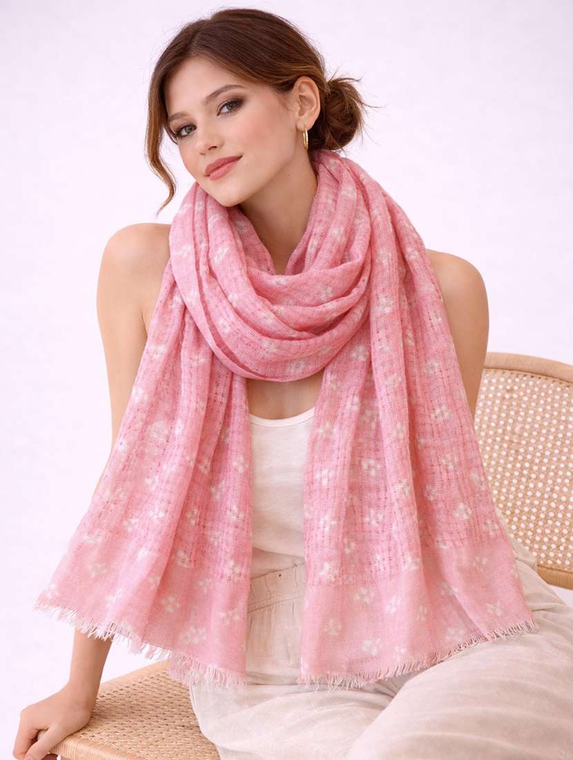 women printed scarf