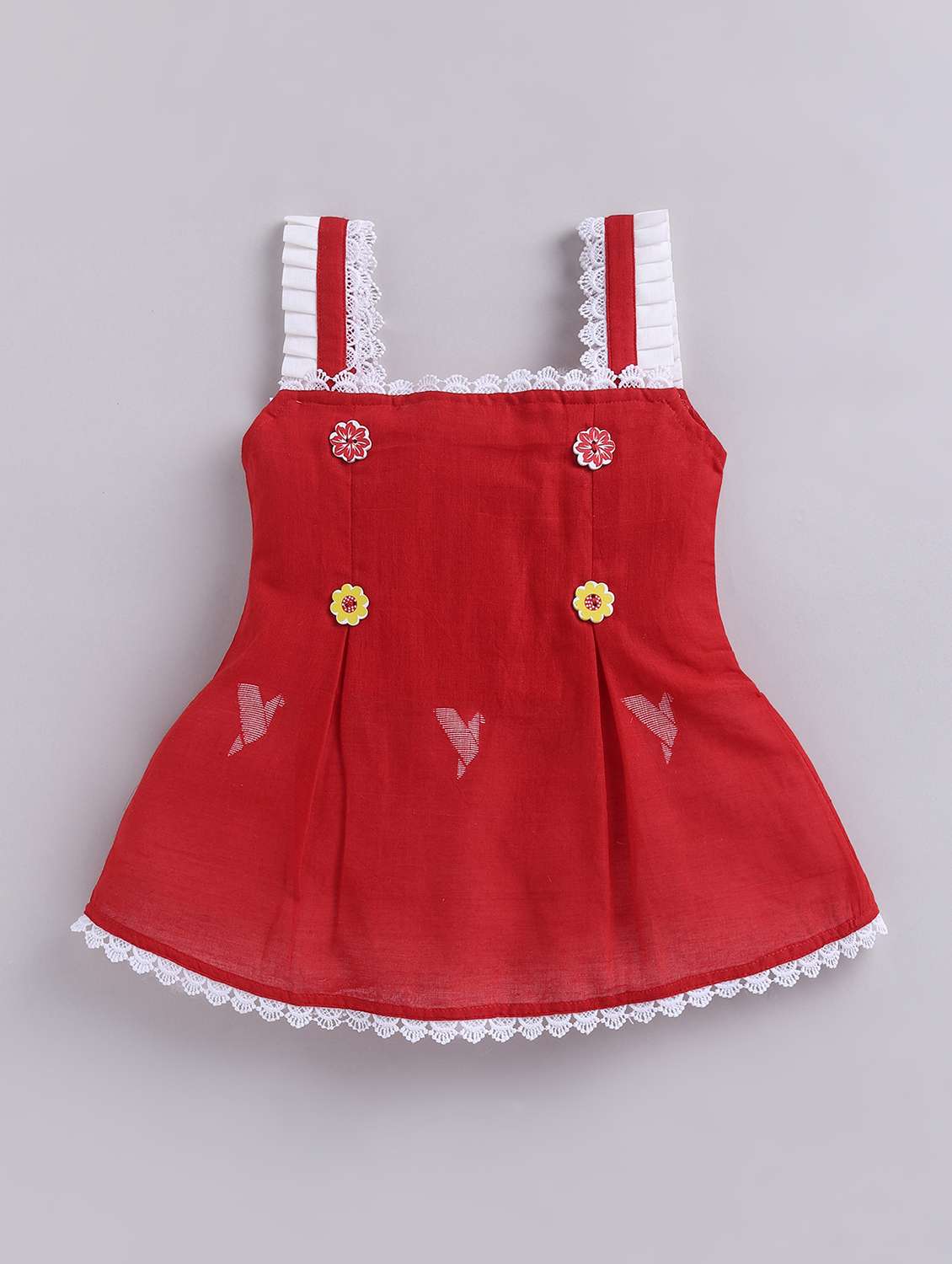 girl multi colored cotton shorts & top set co-ord set - 22461234 -  Standard Image - 2