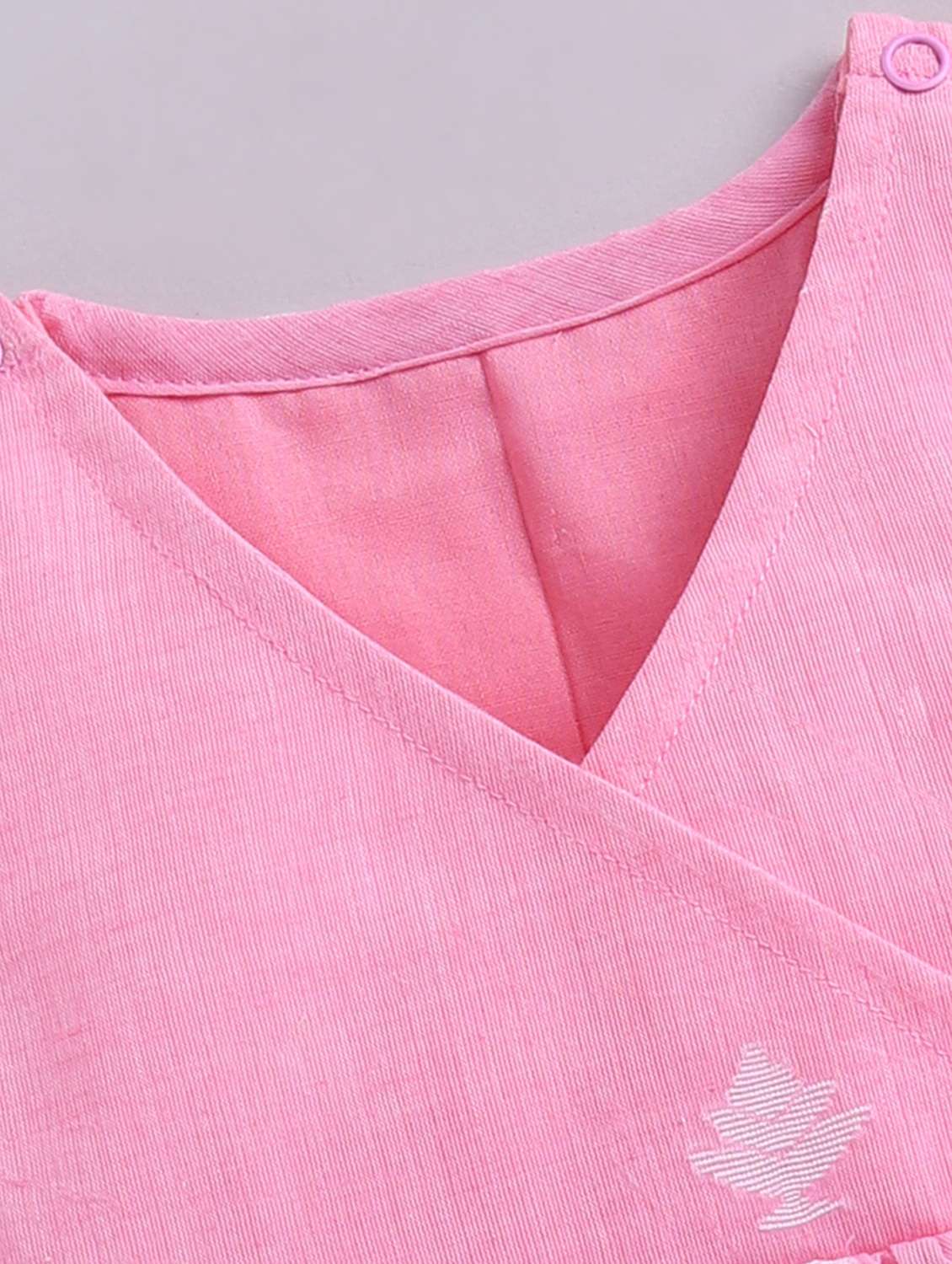 kids pink denim frock - 22461243 -  Standard Image - 2