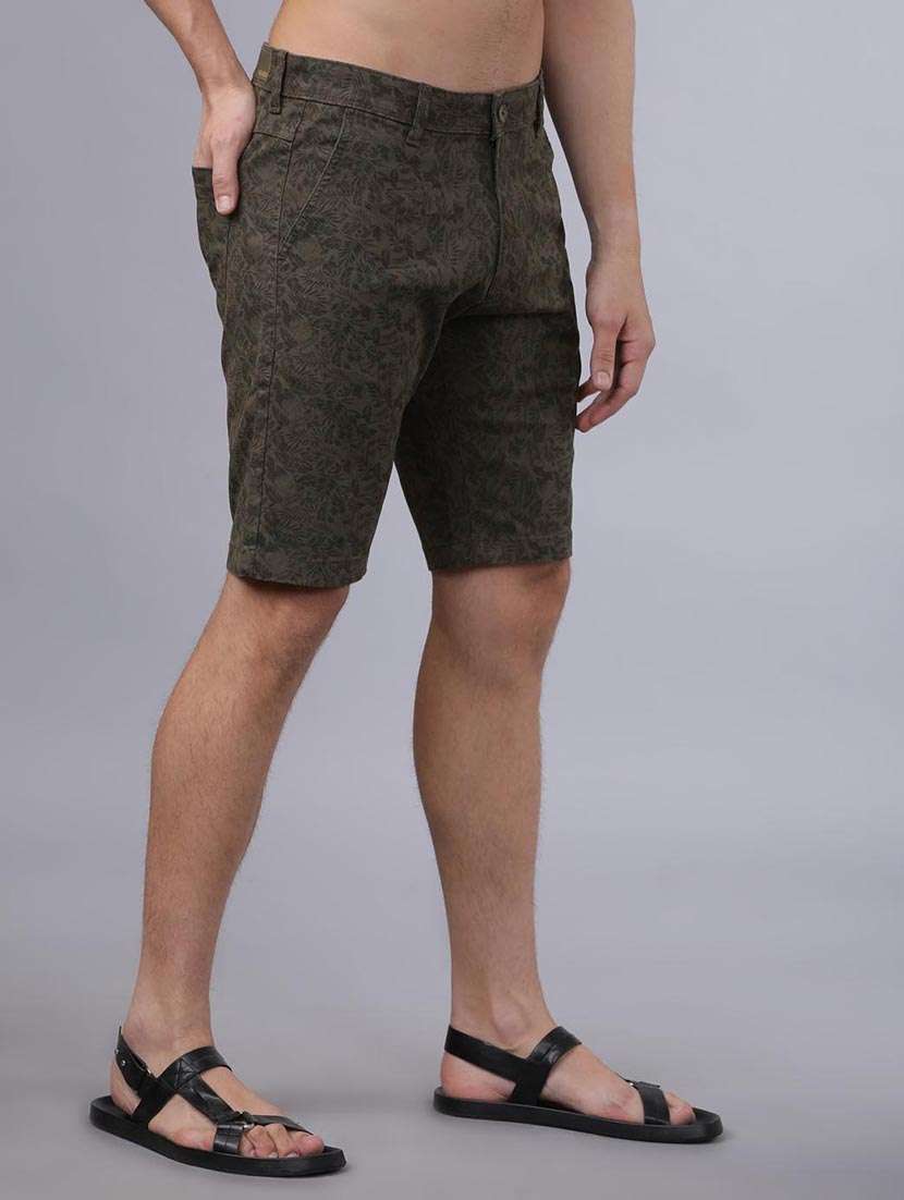 men printed mid rise regular fit shorts - 22462175 -  Standard Image - 2