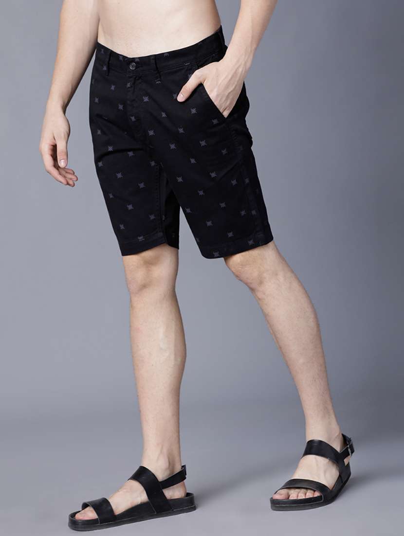 men printed mid rise regular fit shorts - 22462180 -  Standard Image - 2