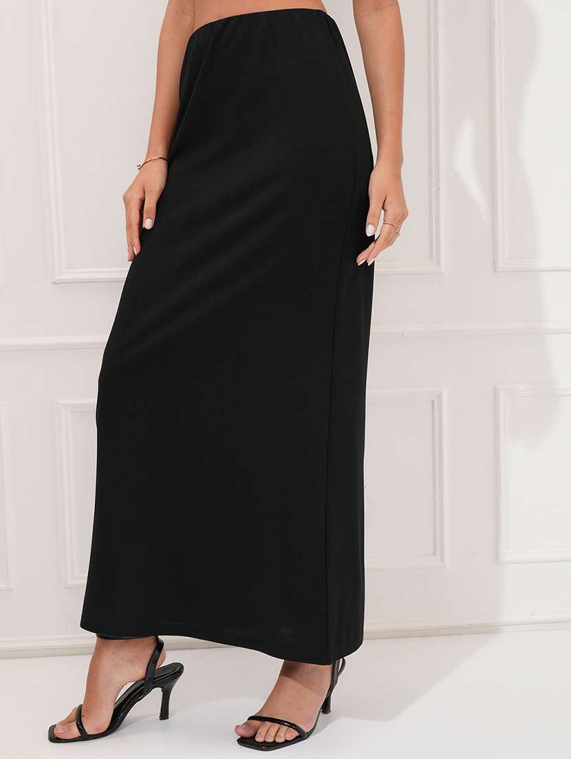 men black polyester pencil skirts skirt - 22462230 -  Standard Image - 2