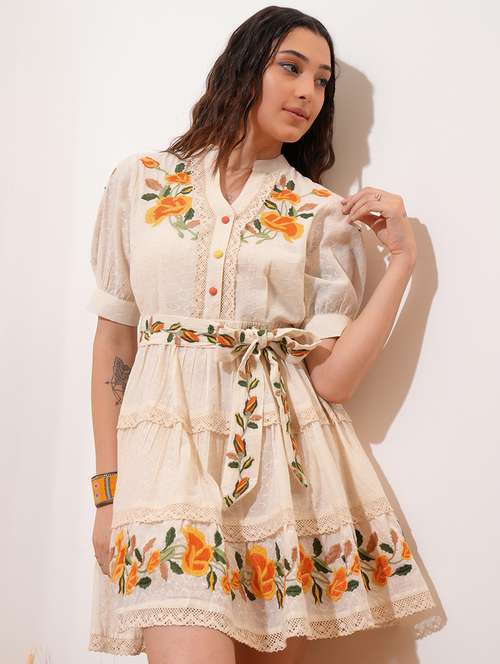 white cotton dress online india Buy White Cotton Dress for 11-12 Year Girls Online from Indian Luxury Designers 2026