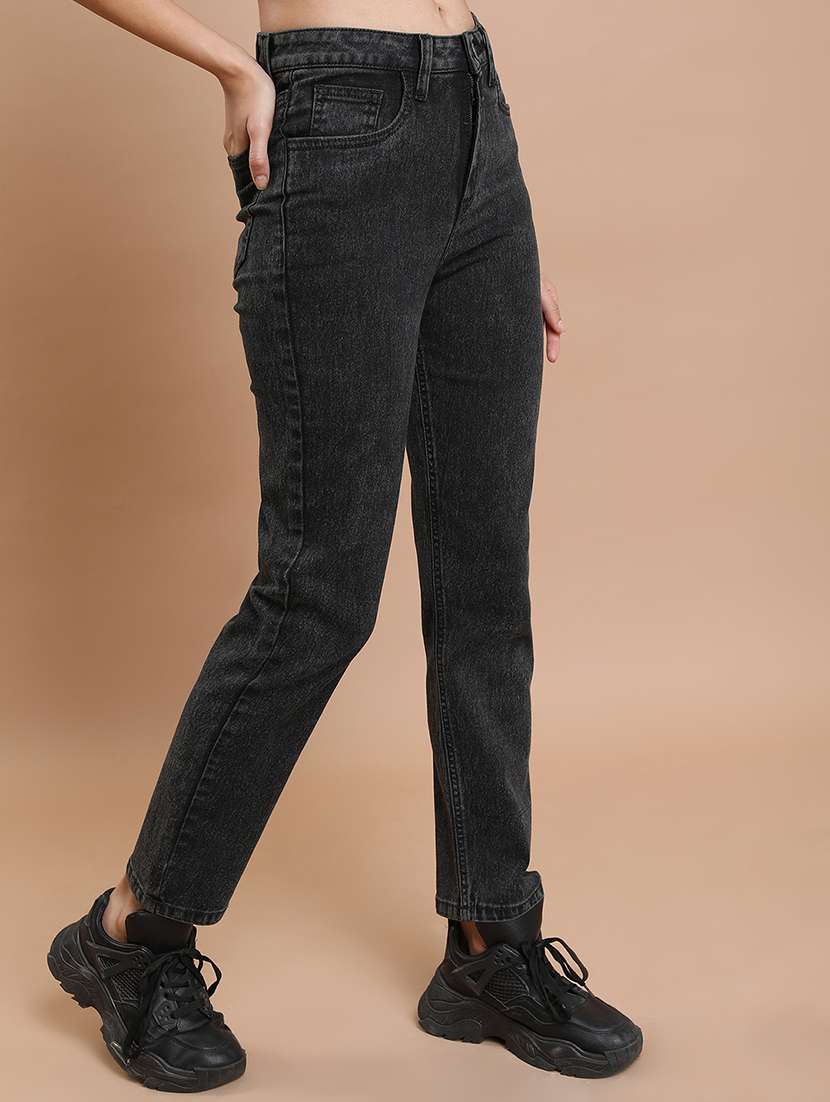 women grey cotton jean - 22462502 -  Standard Image - 2