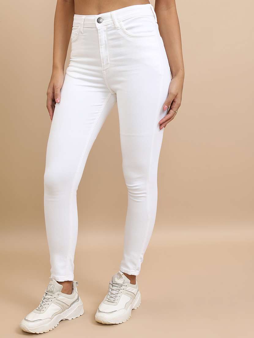 women white cotton jean