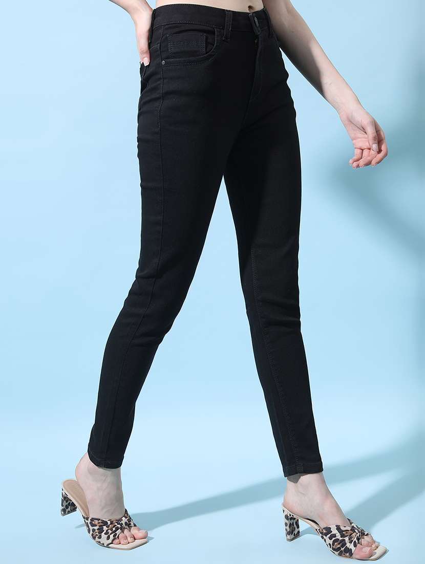 women black cotton jean - 22462535 -  Standard Image - 2