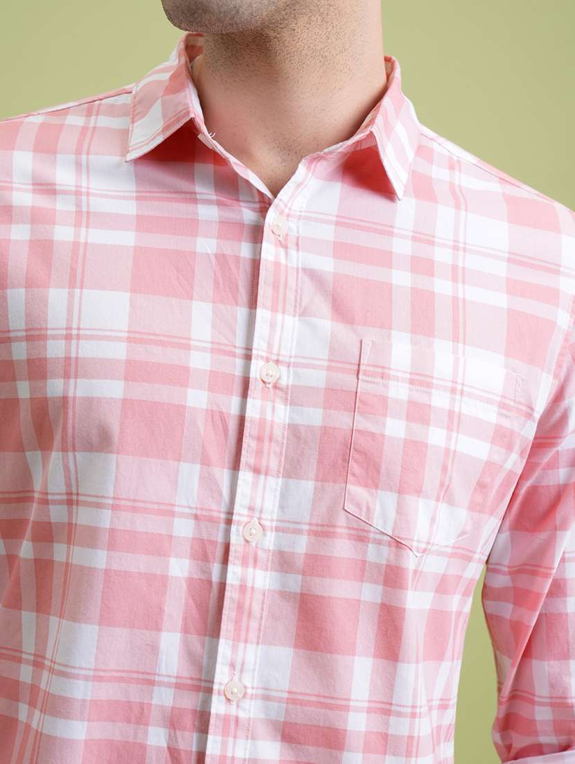 men checkered long sleeve regular fit casual shirt - 22462570 -  Standard Image - 2