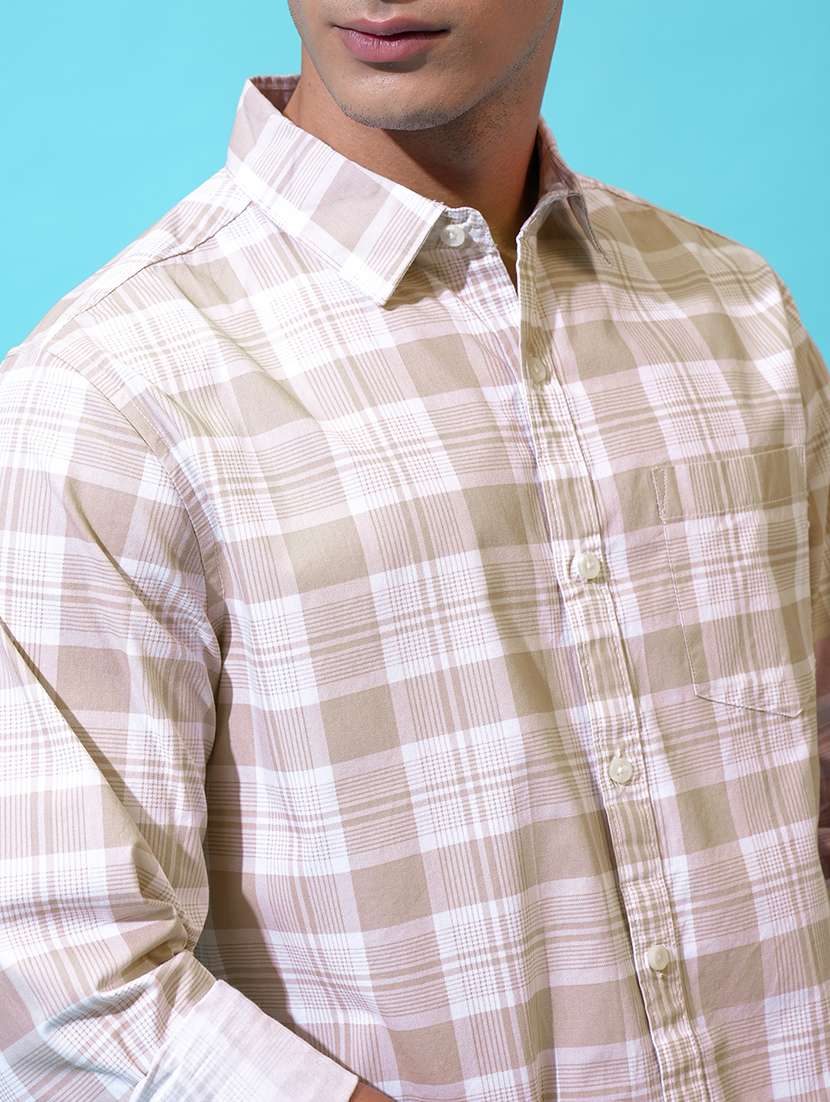men checkered long sleeve regular fit casual shirt - 22462573 -  Standard Image - 2