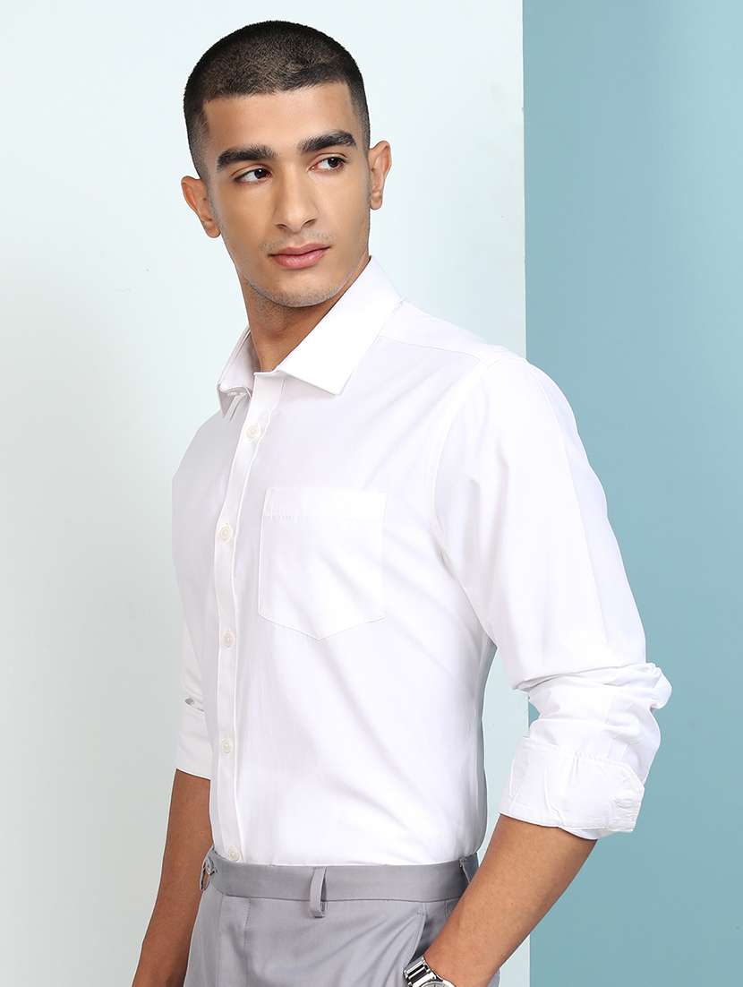 men solid long sleeve regular fit casual shirt - 22462580 -  Standard Image - 2