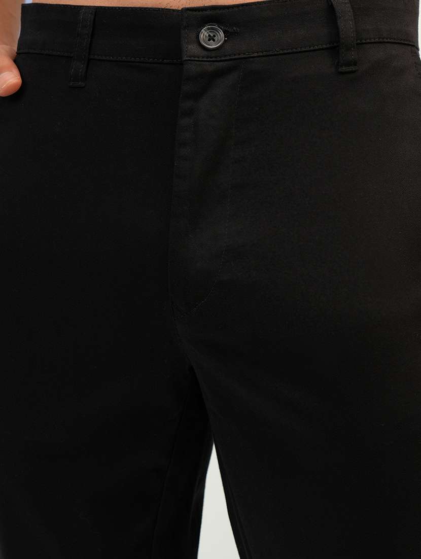 men cotton pleated casual trouser - 22462718 -  Standard Image - 2