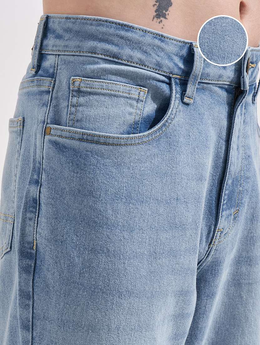 men washed mid rise full length tapered jeans - 22462754 -  Standard Image - 2