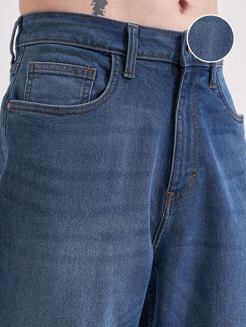 men blue cotton jean - 22462759 -  Standard Image - 2