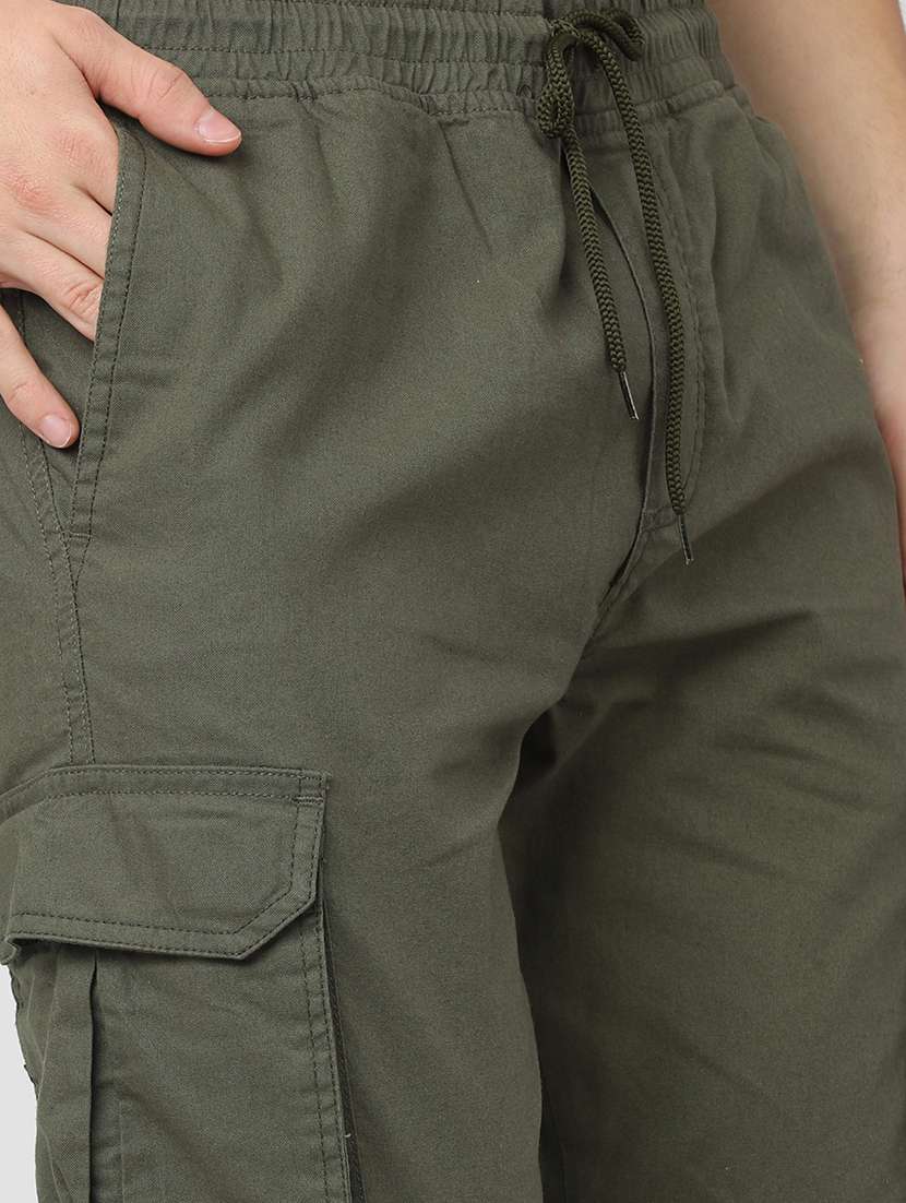 men cotton pleated casual trouser - 22462792 -  Standard Image - 2