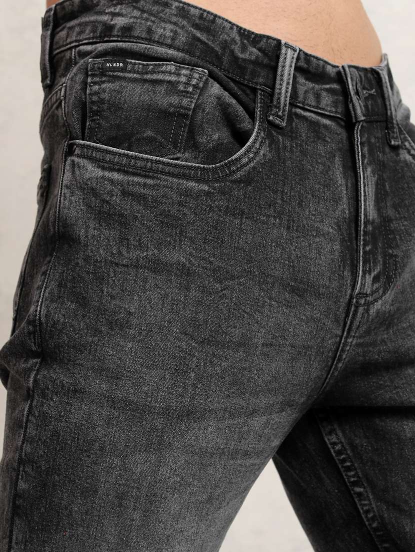 Men Grey Cotton Jean - 22462818 -  Standard Image - 2