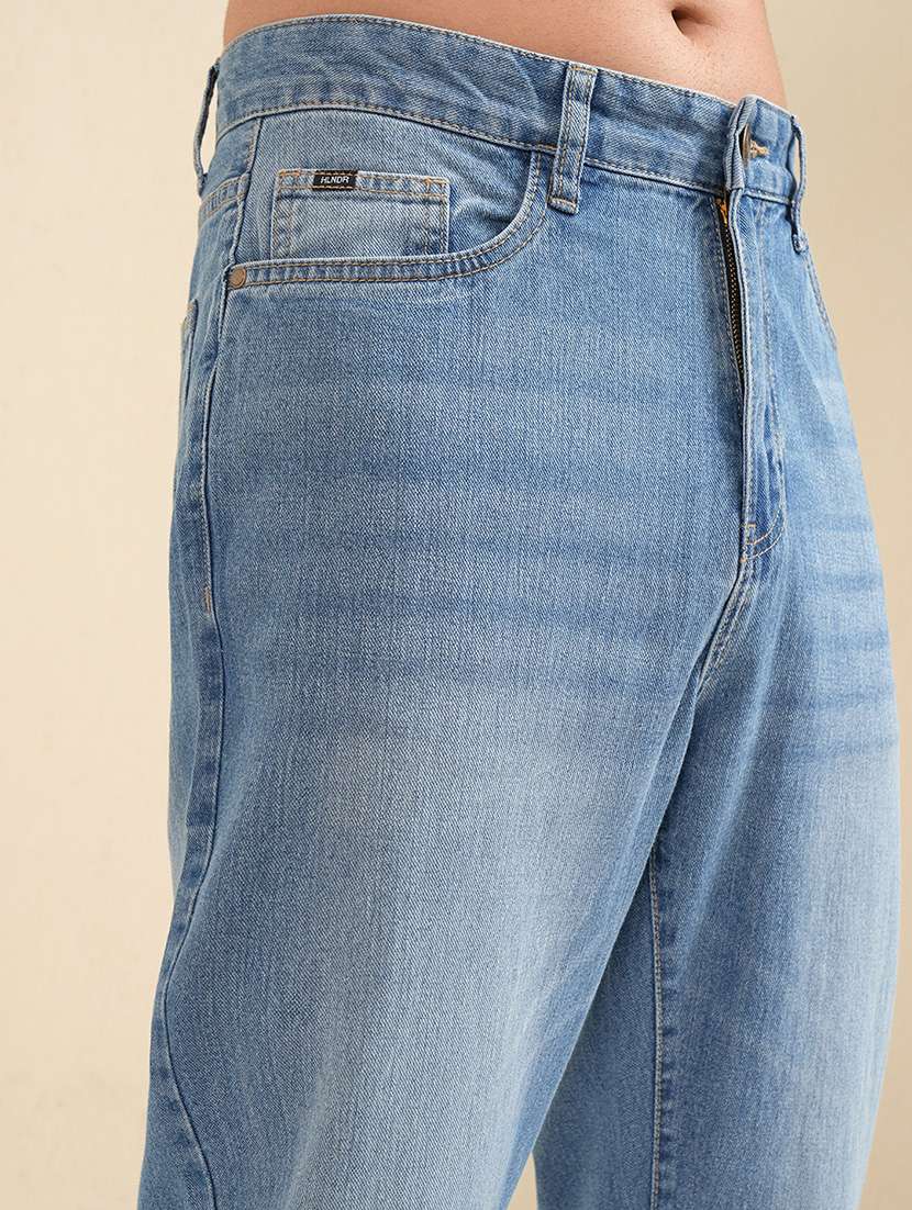 men blue cotton jean - 22462841 -  Standard Image - 2