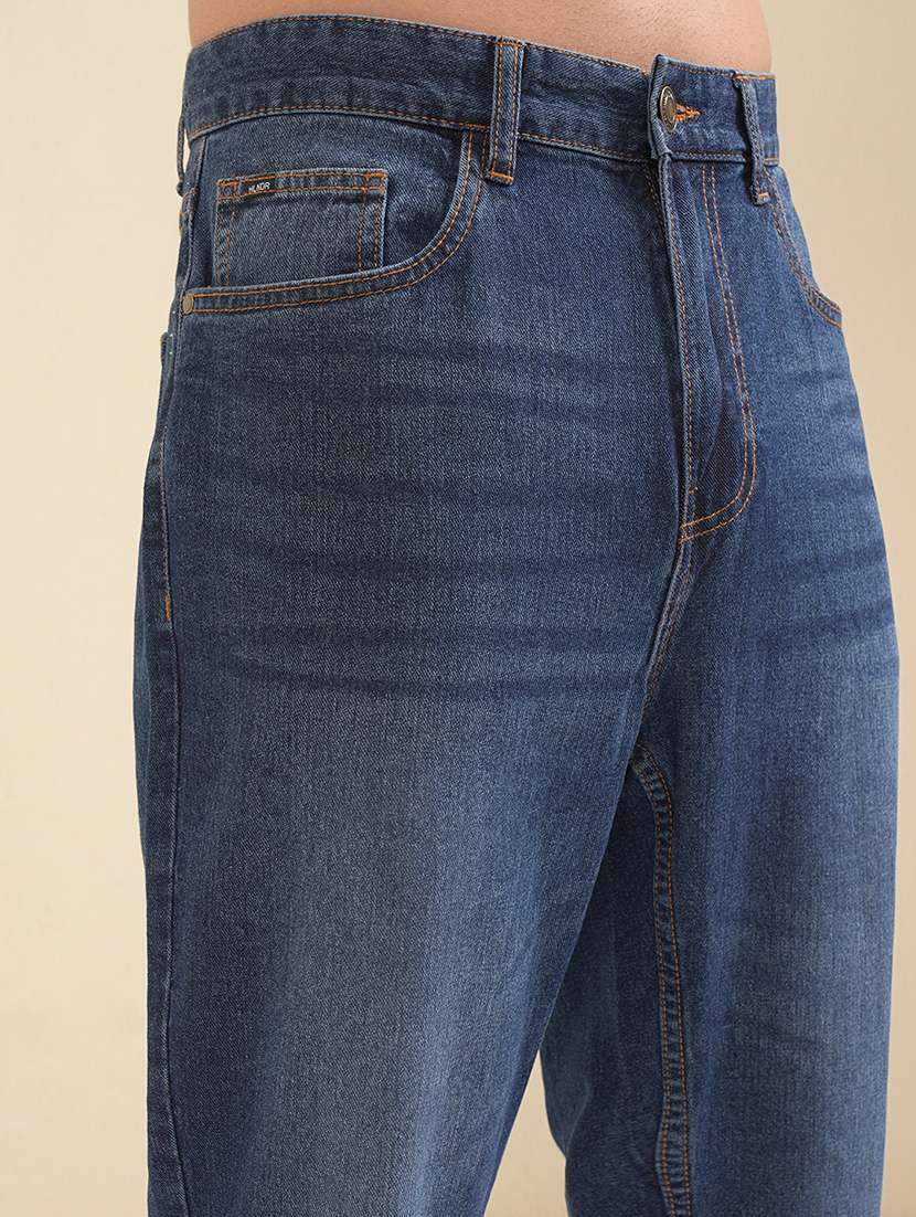 men blue cotton jean - 22462845 -  Standard Image - 2