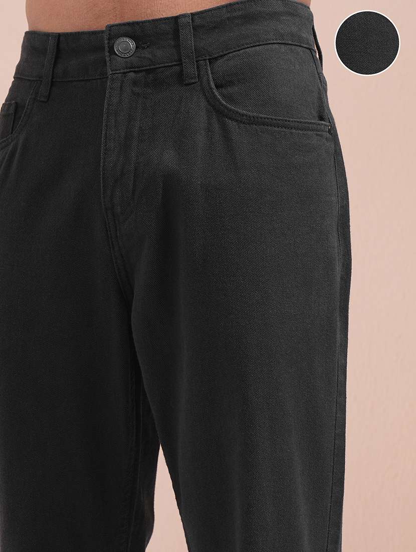 men black cotton jean - 22462855 -  Standard Image - 2