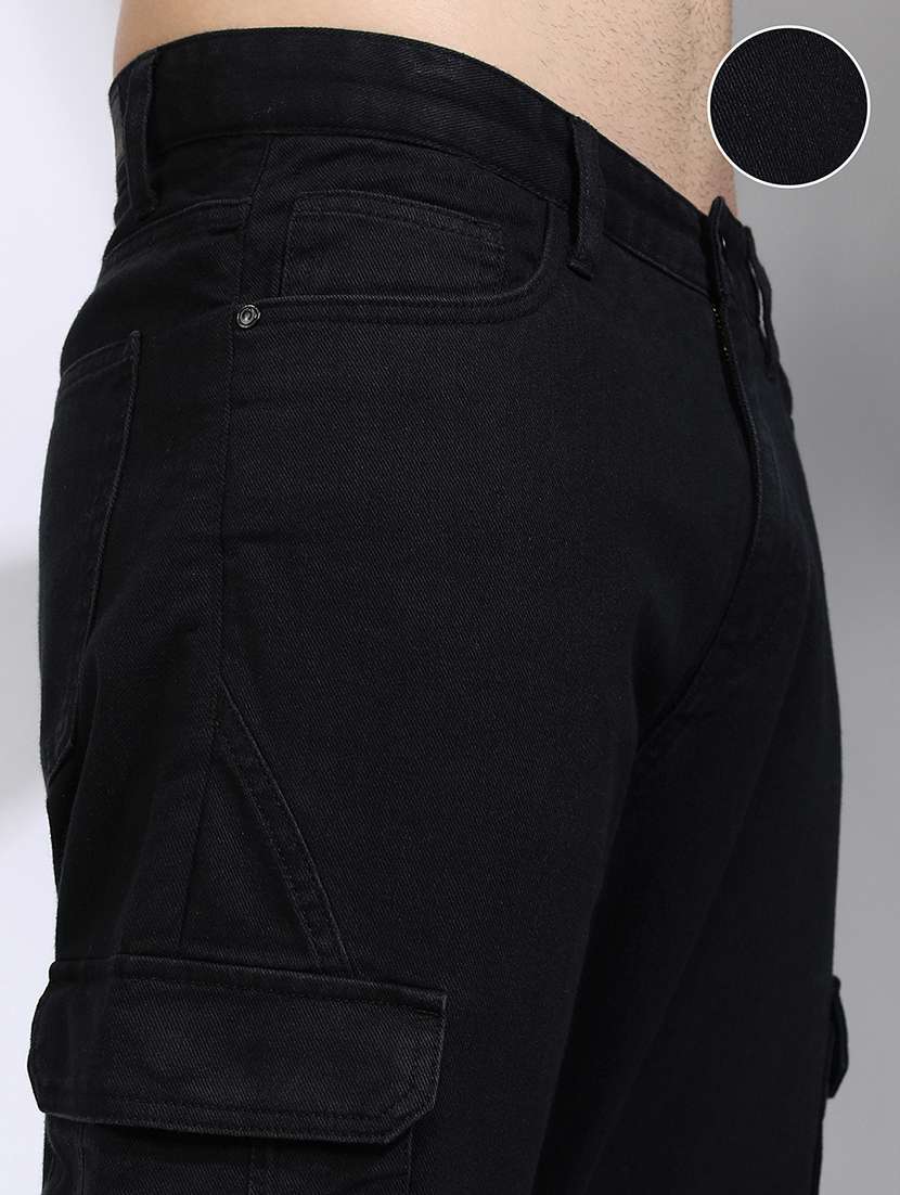 men black cotton jean - 22462861 -  Standard Image - 2