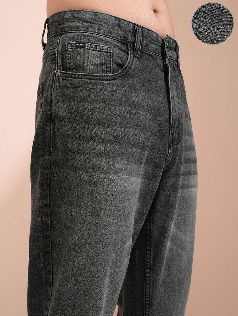 Men Grey Cotton Jean - 22462863 -  Standard Image - 2