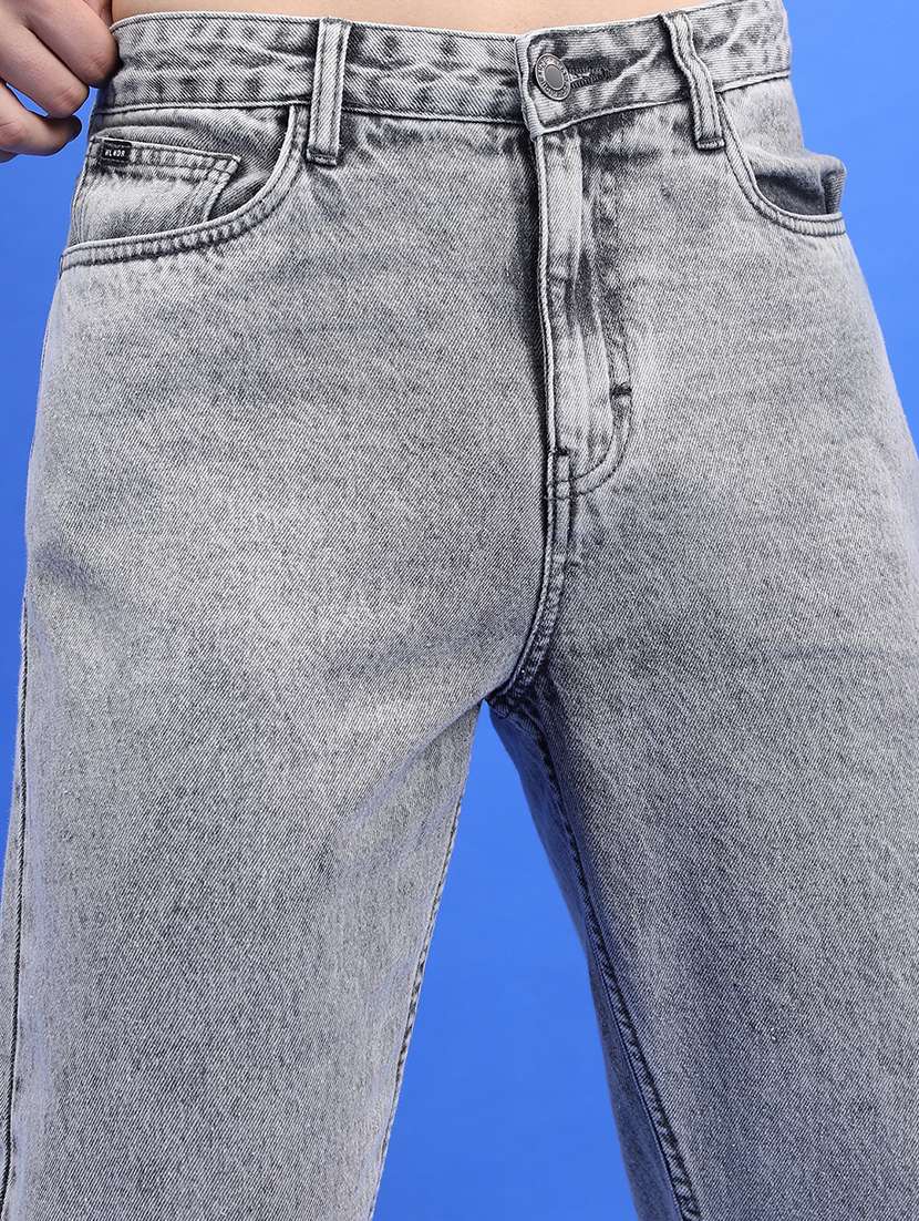 men grey cotton jean - 22462872 -  Standard Image - 2