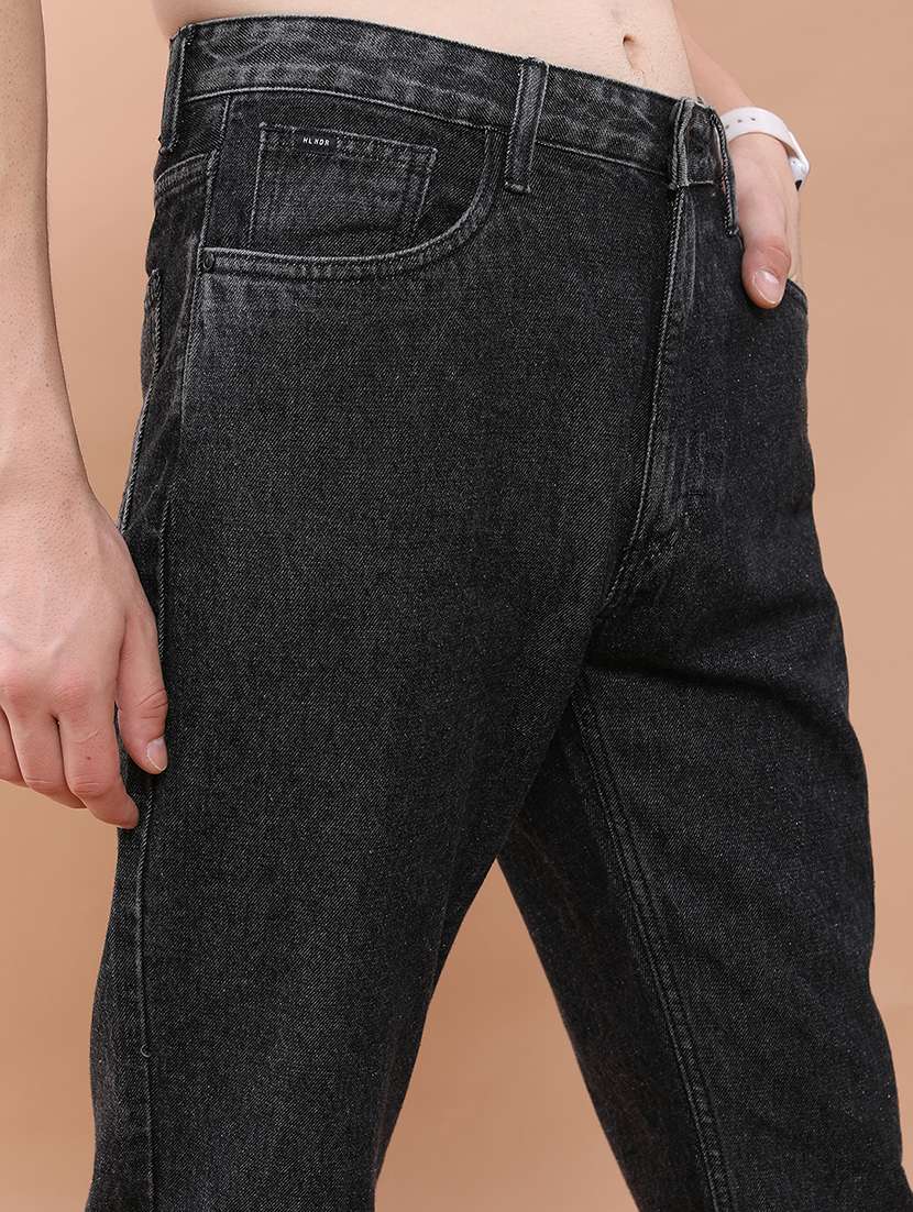 men black cotton jean - 22462880 -  Standard Image - 2