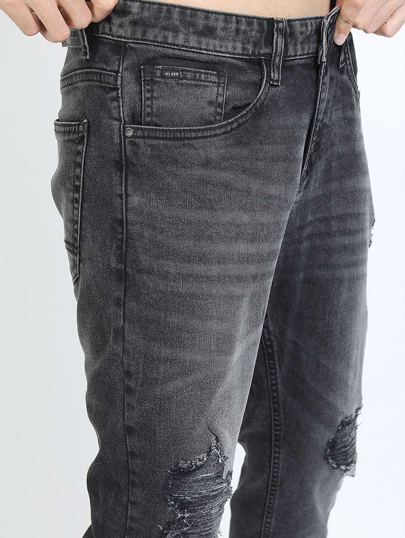 men grey cotton jean - 22462916 -  Standard Image - 2