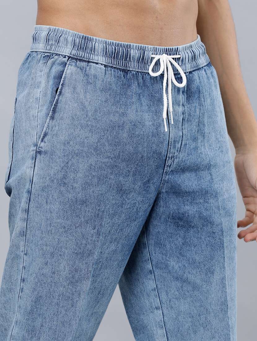 men blue cotton jean - 22462918 -  Standard Image - 2