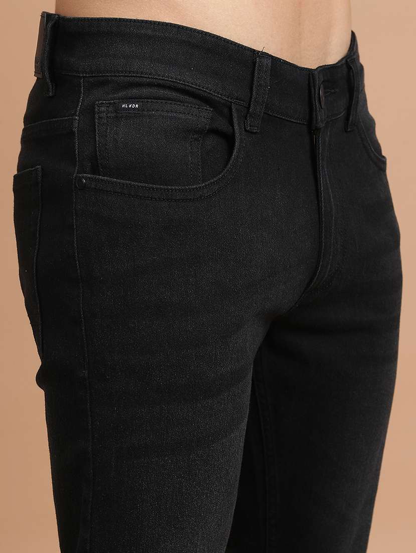 men black cotton jean - 22462927 -  Standard Image - 2