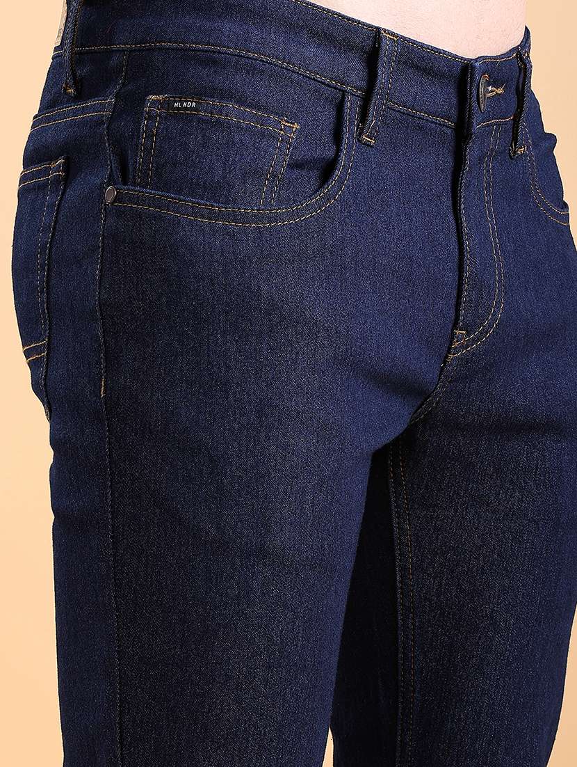 men blue cotton jean - 22462934 -  Standard Image - 2