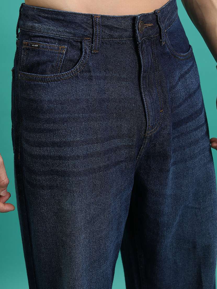 men blue cotton jean - 22462942 -  Standard Image - 2