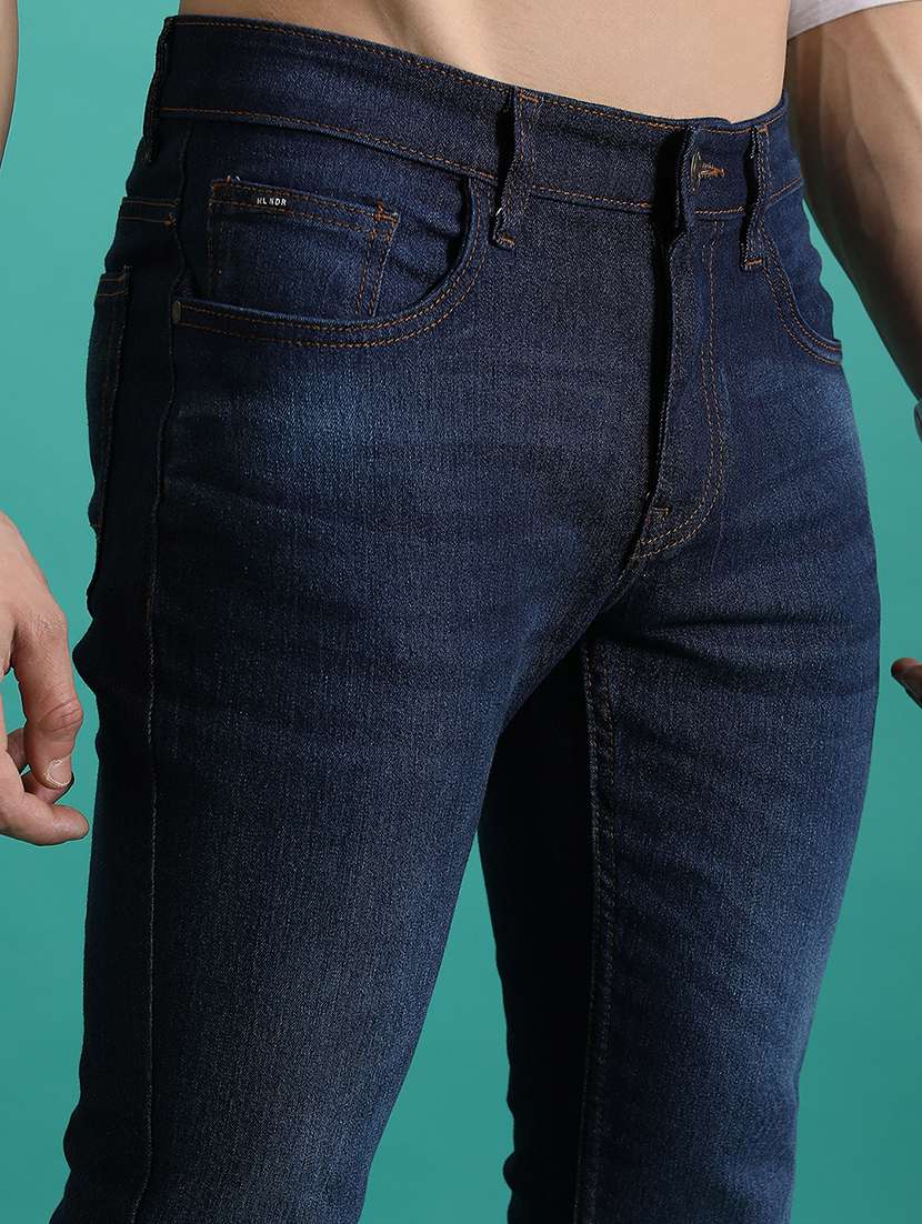 Men Blue Cotton Jean - 22462943 -  Standard Image - 2