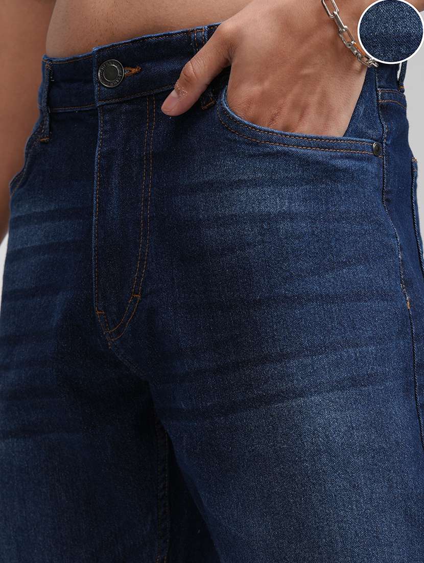 men blue cotton jean - 22462945 -  Standard Image - 2