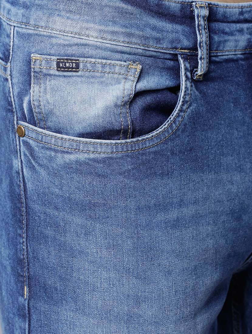 men blue cotton jean - 22462968 -  Standard Image - 2