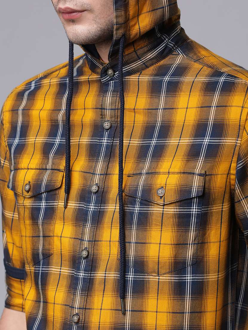 men checkered long sleeve regular fit casual shirt - 22462970 -  Standard Image - 2