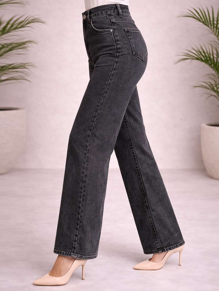 women grey denim jean - 22463384 -  Standard Image - 2